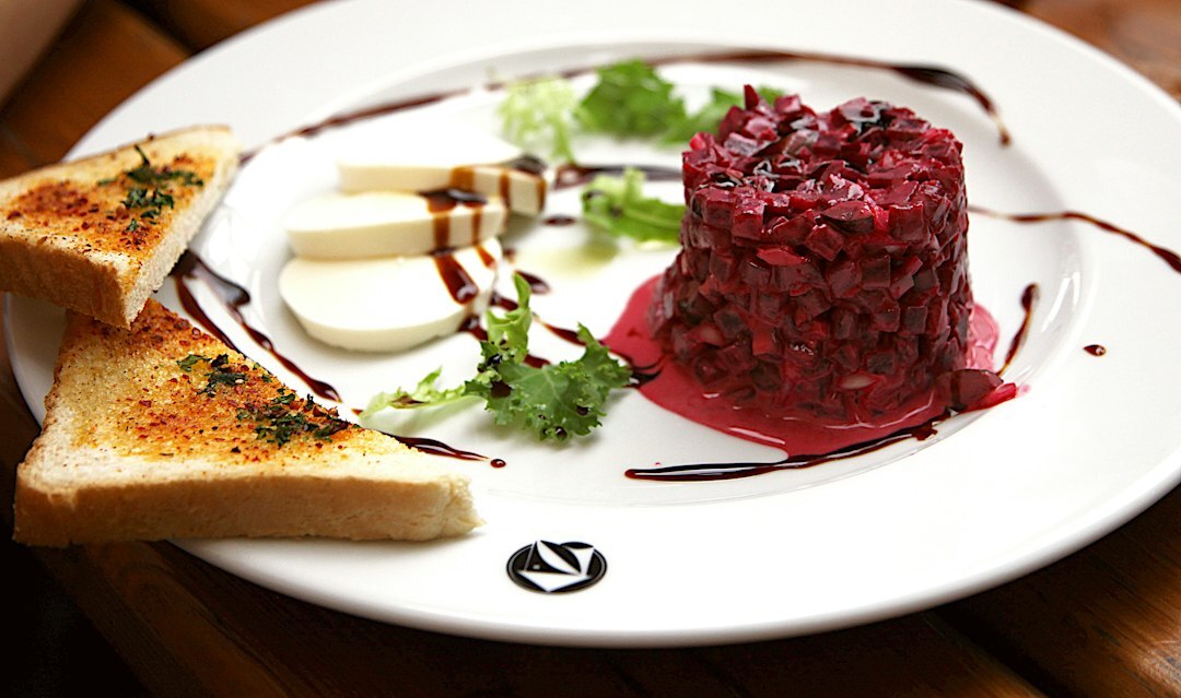 modern czech food plate