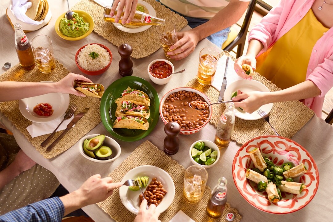 family dinner table